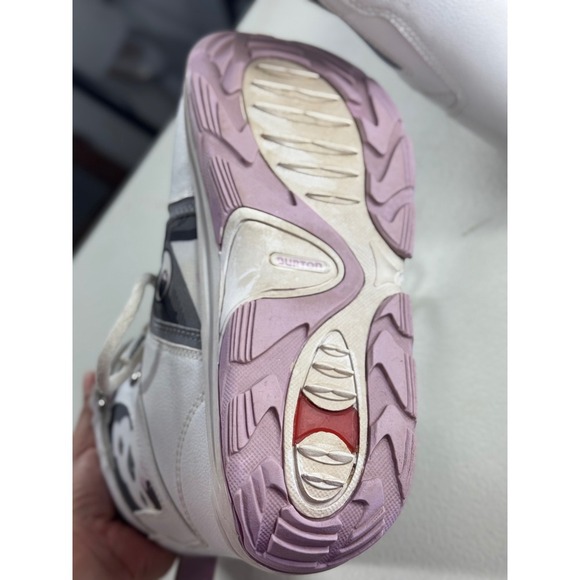 Burton Freestyle Snowboard Boots White Lavender Accents Youth Size 5 - Picture 8 of 10
